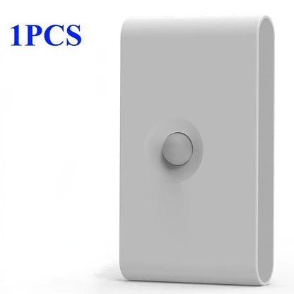 LED Induction Night Light Wireless USB Charging Human Body Induction Wall Light Bedroom Corridor Cabinet Bathroom Night Light